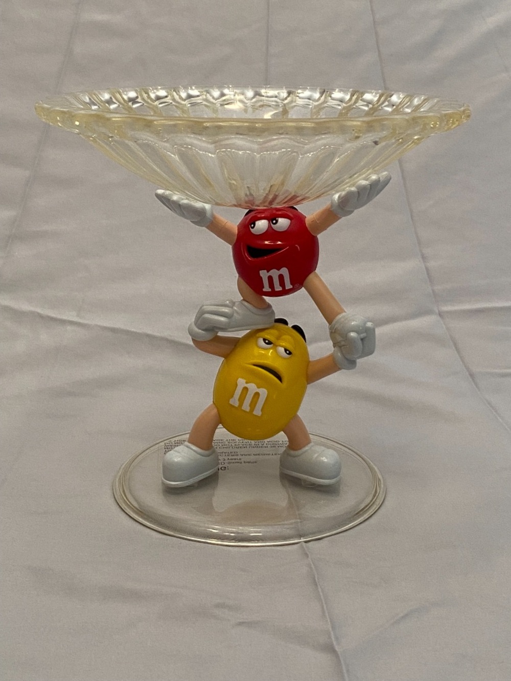 M&M'S Red & Yellow Candy Character Pedestal and free M&M truck